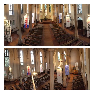 2017 ICH BIN, Ev. Gnadenkirche Mülheim: Ausgehend von dem Hüsch-Zitat 