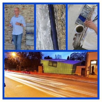 2017 OMEGA BLUE, Emmaus-Kapelle Düren: Für diese Trauerhalle habe ich Bleiobjekte in Blau gestaltet. Blau als Farbe der Treue hat mit Blau als Farbe der Ferne zu tun. To feel blue steht im Englischen für den Zustand von Trauer. Für mich symbolisiert Blau dabei immer bleibende Hoffnung.