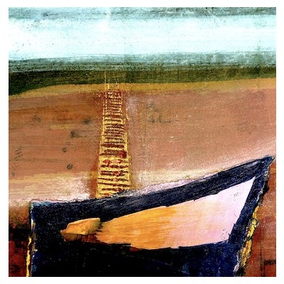 Meer 21, Tusche auf Papier, 19x19 cm