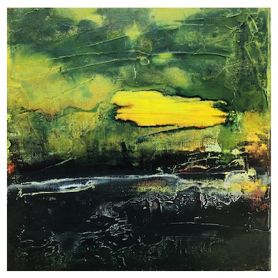 Meer 25, Acryl auf Leinwand, 20x20 cm